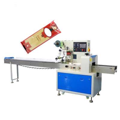 Long noodle paste spaghetti packing machine popsicle candy protein energy bars packaging machine small flow pack machine