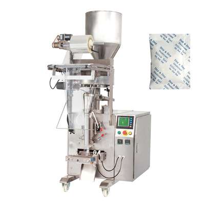 Silica gel volumetric vertical packing machine for granule desiccant oxygen absorber preservative 3 sides sealer packing machine